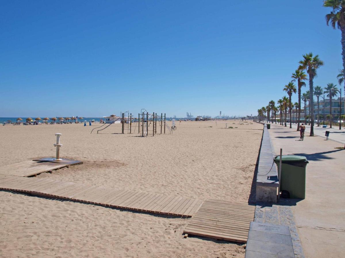 Apartup Patacona Surfing Beach Valencia Exteriör bild